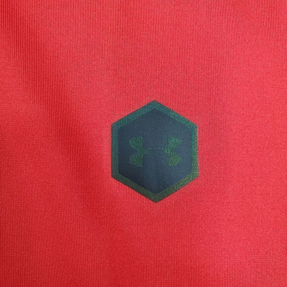 $50 NEW L UNDER ARMOUR Rush STAMINA RED SHORT SLEEVE COMPRESSION SHIRT LARGE NWT - Picture 7 of 13